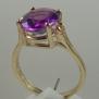 14K Gold 119 Amethyst Ring