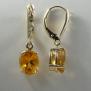 14K Gold 2359 Citrine Earrings