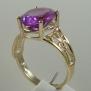 14K Gold 2969 Amethyst Ring