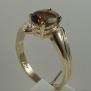 14K Gold 2973 Smokey Quartz Ring