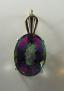 14K Gold 3259 Mystic Fire Topaz Pendant