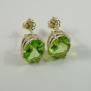 14K Gold 3266 Peridot Earrings