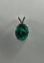 S.S. 1323 Green CZ Pendant