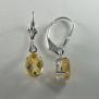S.S. 1380 Citrine Earrings