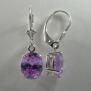 S.S. 2343 Lavender CZ Earrings