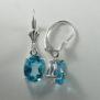 S.S. 2359 Blue Topaz Earrings