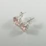 S.S. 3265 Pink CZ Earrings