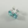 S.S. 3266 Blue CZ Earrings