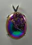 S.S. 3480 Rainbow Window Druzy Pendant